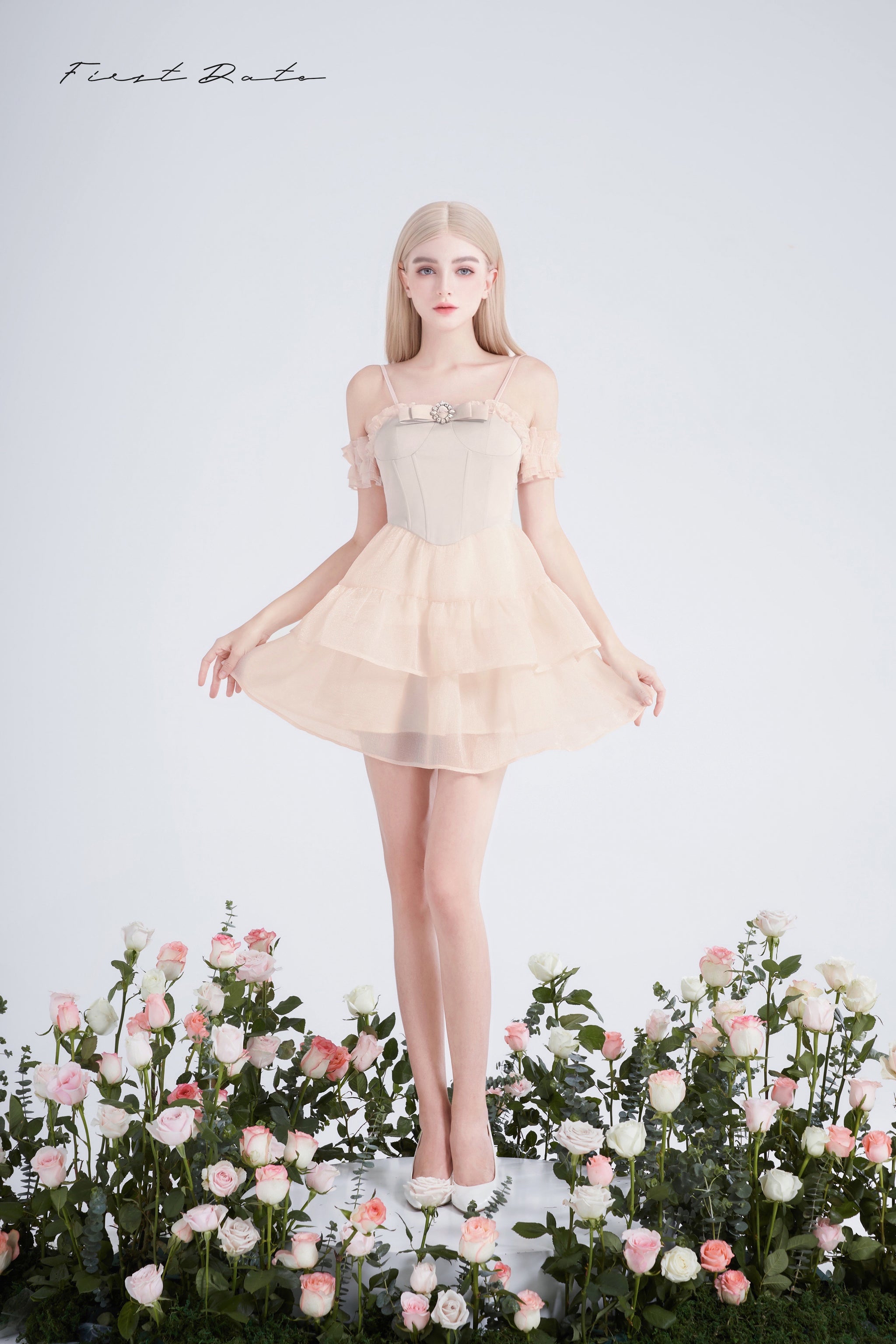 knee length dresses for ladies Runaway Princess Dress – Fairy Tong main image 1